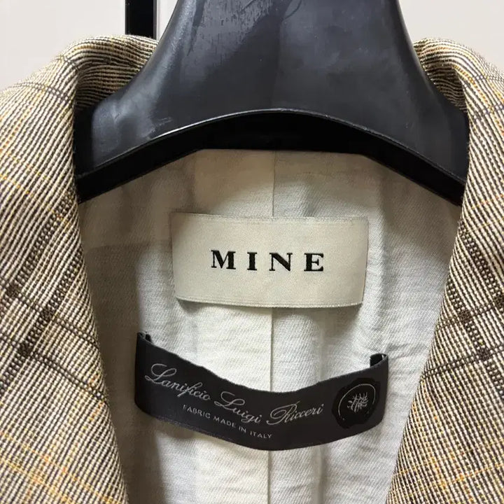 [BUNJANG] Mine Linen Check Jacket / 마인 린넨 체크자켓