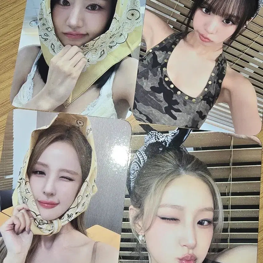 [BUNJANG] Kiss of Life Bandana Photocard / 키스오브라이프 반다나 포카 양도