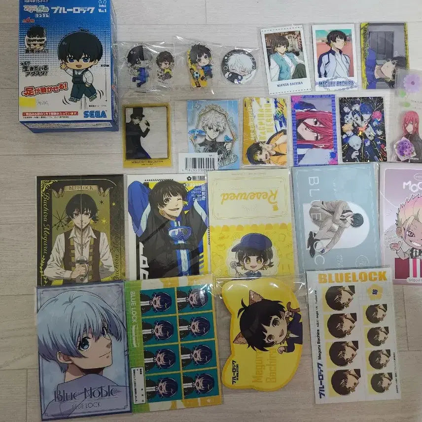 [BUNJANG] Blue Lock Bachira Goods Bundle Set (with Chigiri, Nagi, etc.) / 블루록 바치라 위주 정리 일괄 판매 ( 치기리 나기 등 )