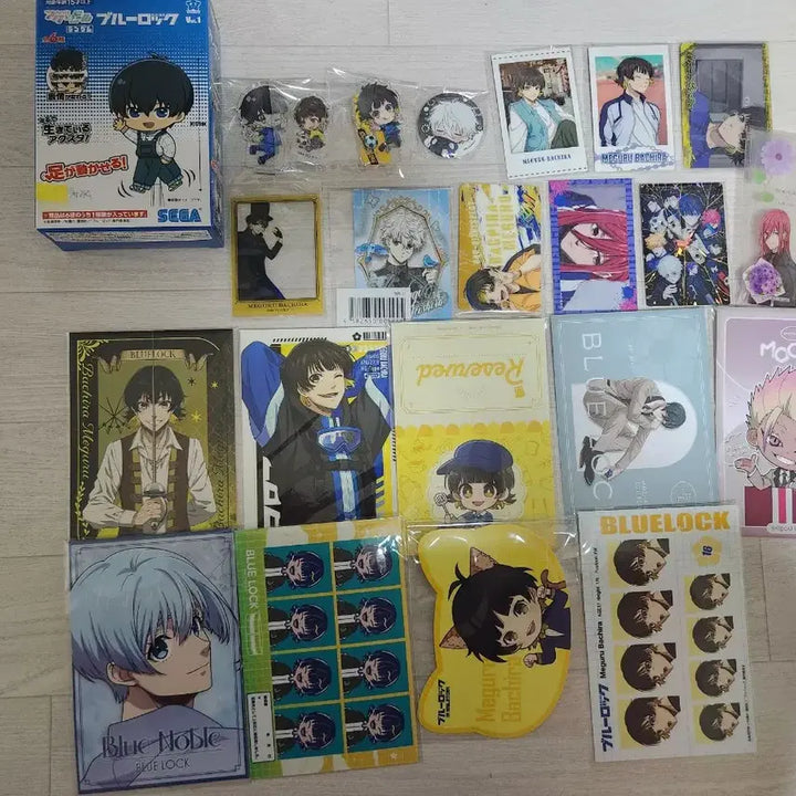 [BUNJANG] Blue Lock Bachira Goods Bundle Set (with Chigiri, Nagi, etc.) / 블루록 바치라 위주 정리 일괄 판매 ( 치기리 나기 등 )