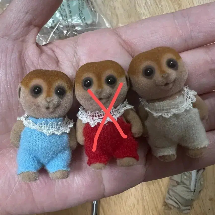 [BUNJANG] Sylvanian Families Meerkat Family Bundle Set / (일괄우선)올드 실바니안 미어캣 가족