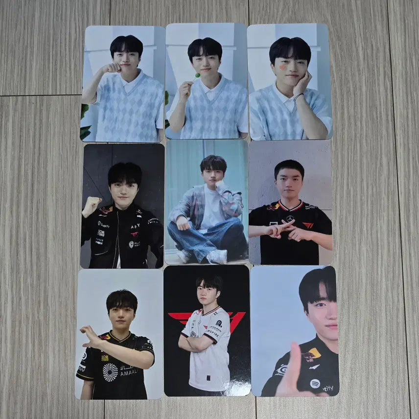 [BUNJANG] T1 Keria Photocard Bundle Set (9 pcs) / T1 티원 케리아 포카 일괄 (총 9장)