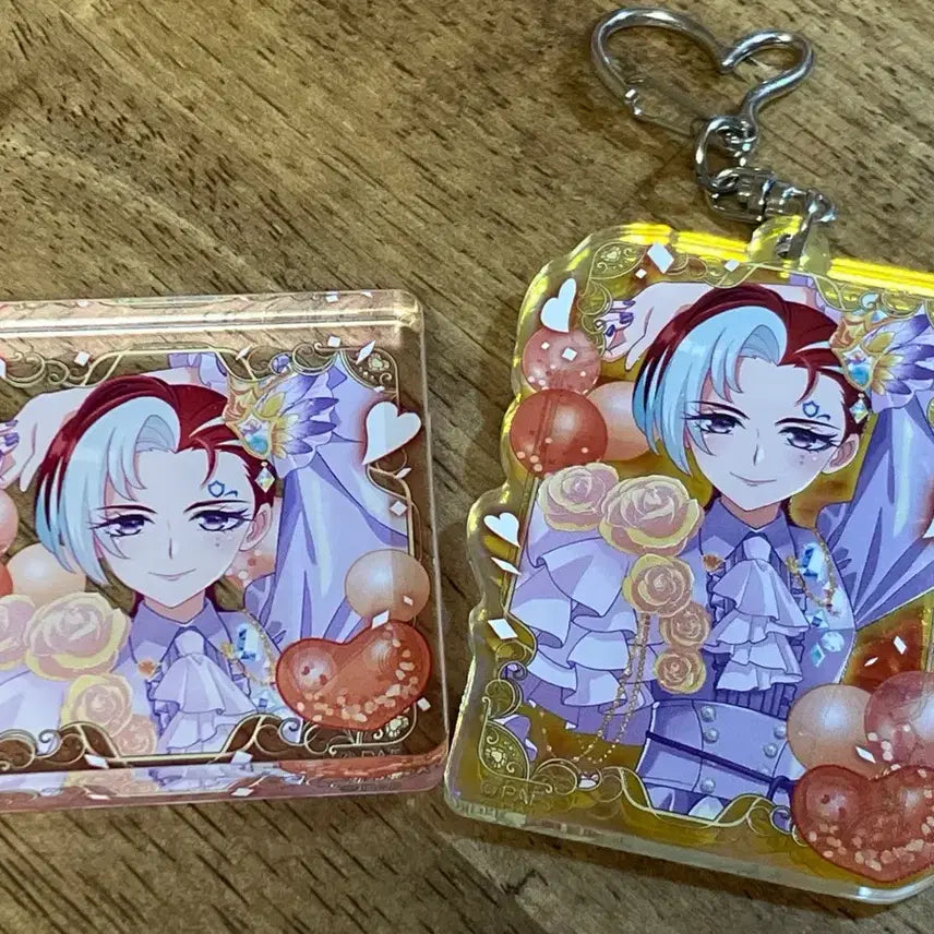 [BUNJANG] Primagi Amaneray Acrylic Block &amp; Keychain Set / 프리마지 프리매직 아마네 레이 아크릴블럭 아크릴키링