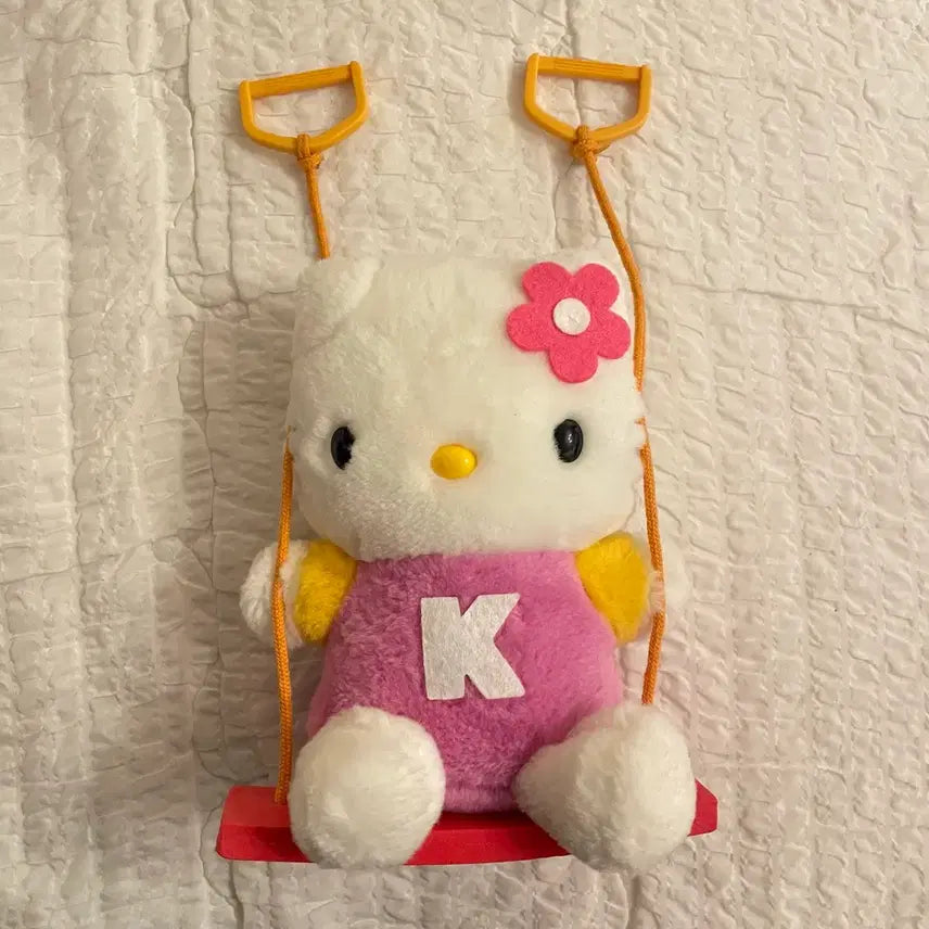[BUNJANG] Sanrio Classic Kitty Swinger Doll / 산리오 고전키티 그네 카오하나 헬로키티 인형