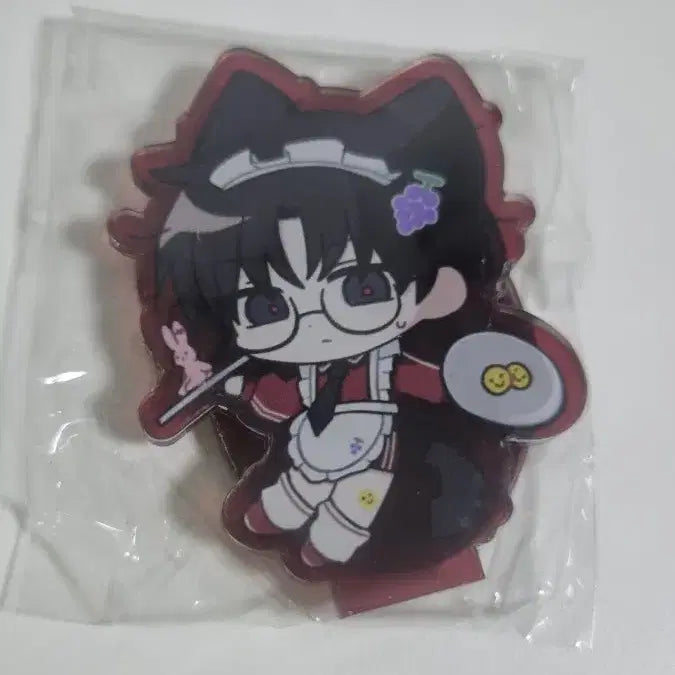 [BUNJANG] Gye-dam-chul-geun Sol-eum Account Podo Jersey Maid Acrylic Stand / 괴담출근 솔음 포도 져지메이드 아크릴 스탠드