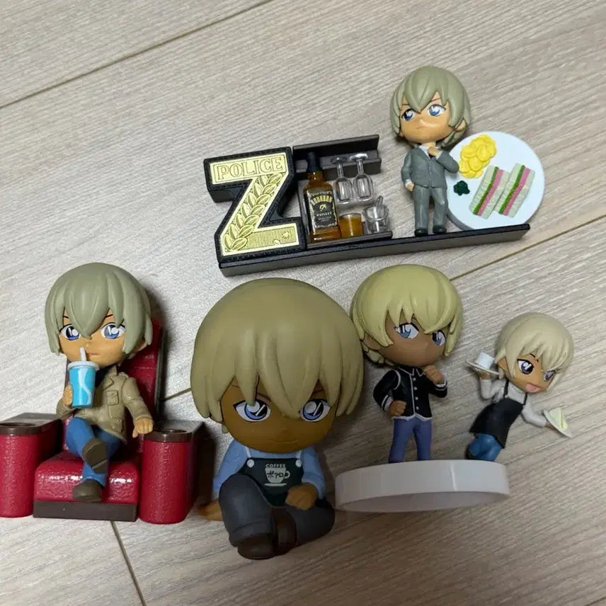 [BUNJANG] Detective Conan Amuro Mini Figures Bundle Set / 명탐정코난 아무로 미니 피규어 일괄