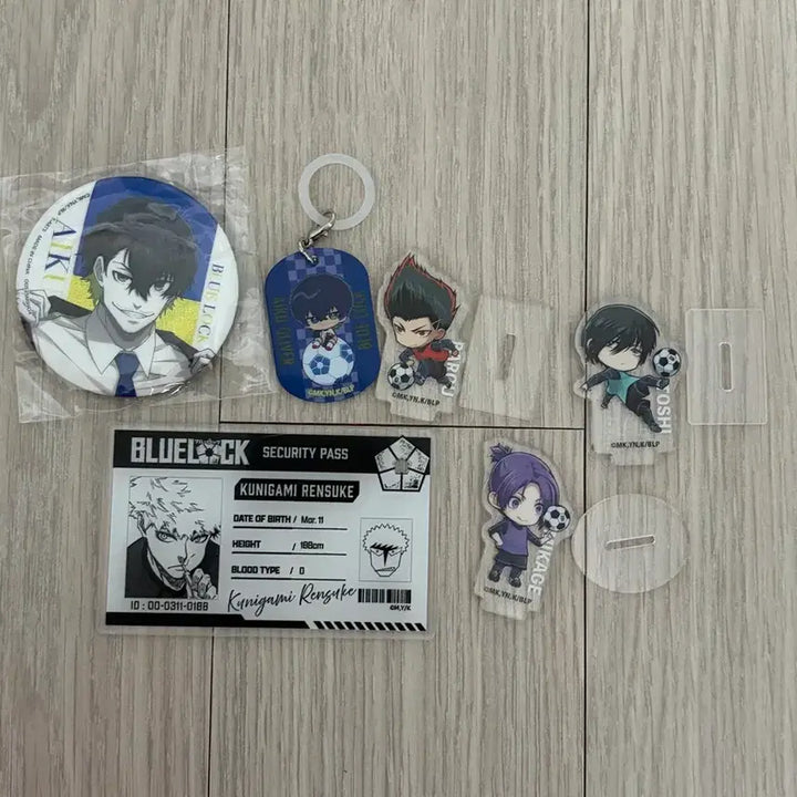 [BUNJANG] Blue Lock Acrylic Badge Bundle / 블루록 아크릴 메지루시 캔뱃지 일괄