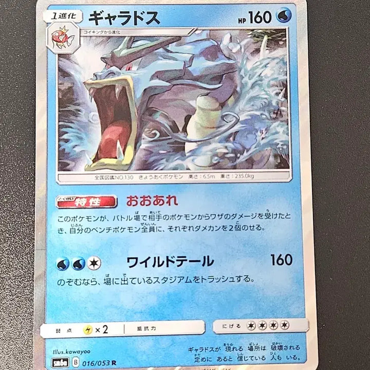 [BUNJANG] Gyarados 016/052 (sm6a) Holo Pokemon Card / [일판/홀로] 갸라도스 016/052 (sm6a) 포켓몬카드