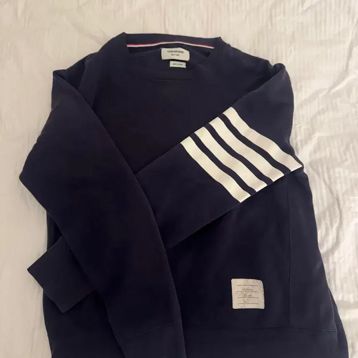 [BUNJANG] Thom Browne Navy Sweatshirt Size 3 / 톰브라운 맨투맨 네이비
