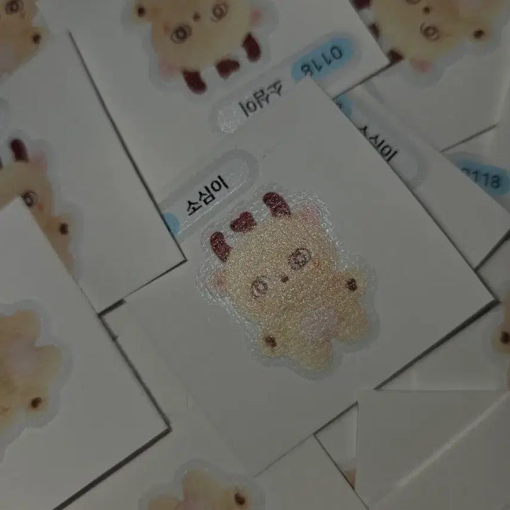 [BUNJANG] Ssimssim Mini Sticker Pack / 소심이 띠부실