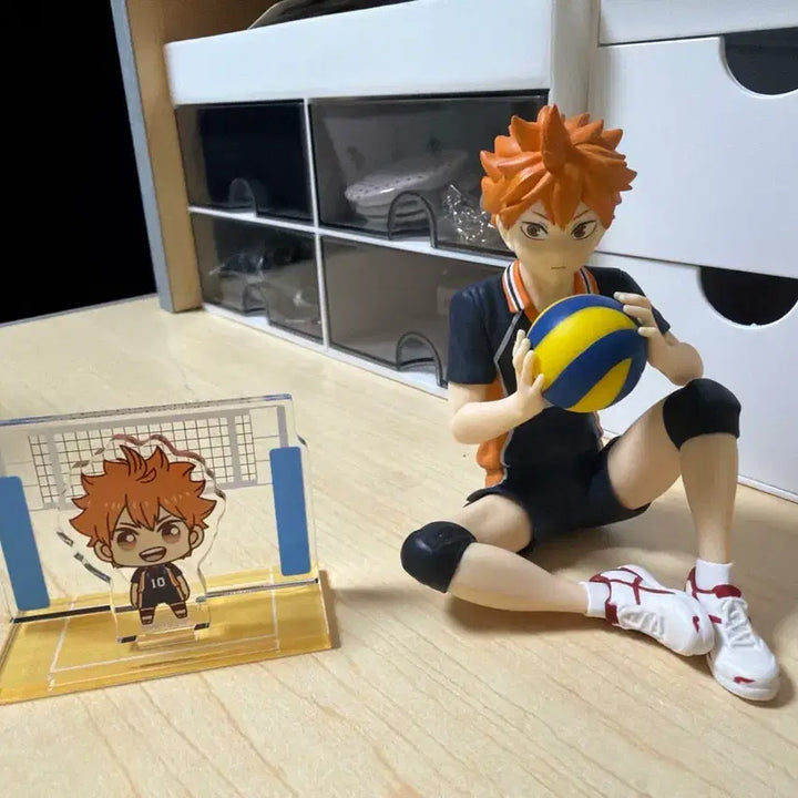 [BUNJANG] Haikyuu!! Shoyo Hinata Noodle Stopper Figure / 하이큐 히나타 쇼요 누들스토퍼 피규어 +아크릴스탠드