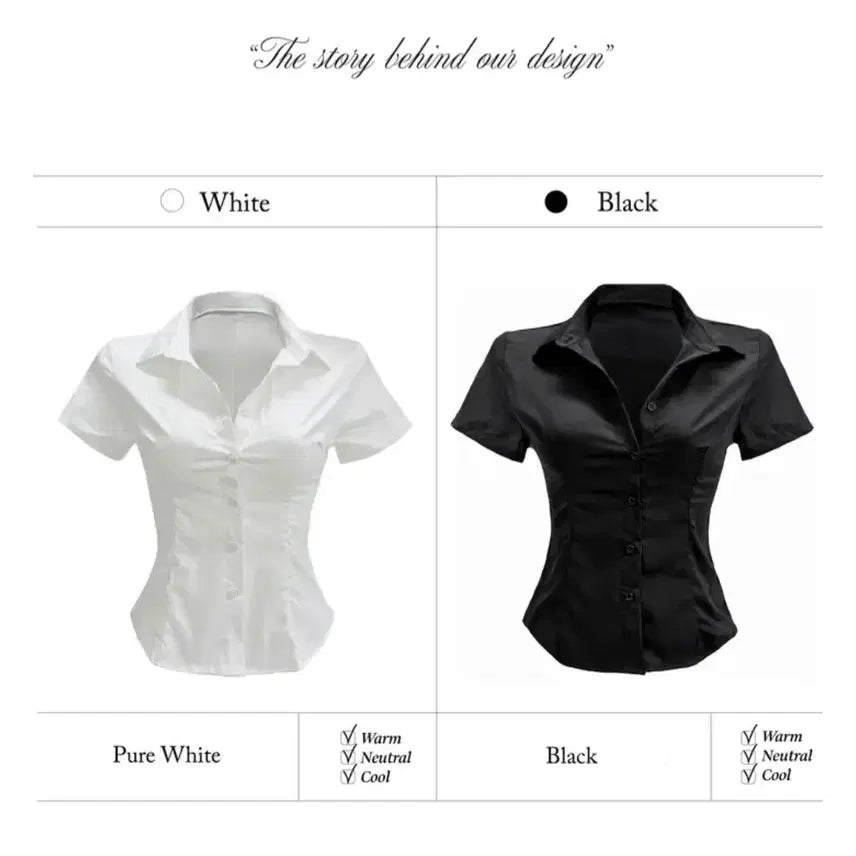 [BUNJANG] Slim Fit Pintuck Shirt / 슬림핏 핀턱셔츠
