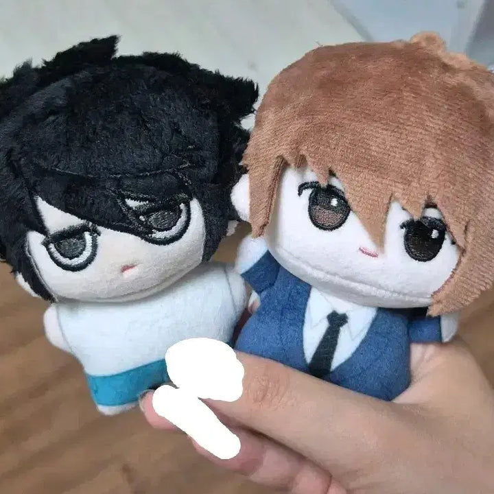 [BUNJANG] Death Note L &amp; Light Plush Doll Bundle Set / 데스노트 L 라이토 봉제인형 타오바오 누이 일괄