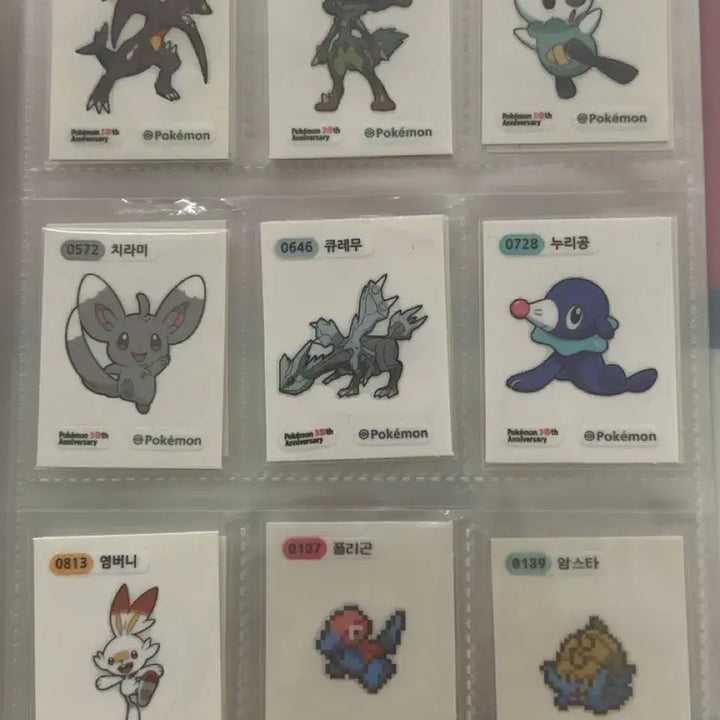 [BUNJANG] Pokemon Sticker Set Season 5 (30th Anniversary) / 포켓몬스터 띠부씰 시즌5 (30주년) 판매