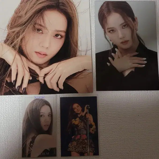 [BUNJANG] BLACKPINK Jisoo Photocard Bundle Set / 블랙핑크 지수 포토카드 4종 일괄 판매합니다.