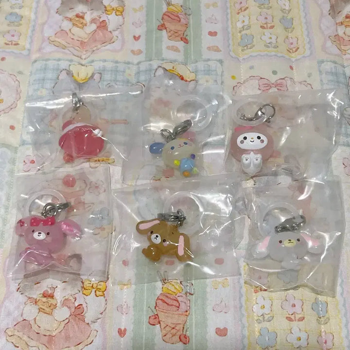 [BUNJANG] Bandai Sanrio Characters Yurutomejirushi Accessory Gacha Full Set / *풀세트* 반다이 산리오 캐릭터즈 유루토 메지루시 악세서리 가챠