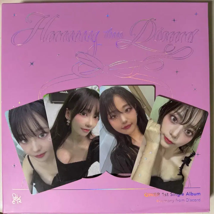[BUNJANG] QWER Discord Album Full Set Photocard / QWER 디스코드 앨범 풀 구성 양도 씨디 큐떱 쵸단 마젠타 히나 이시연