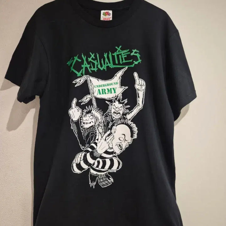 [BUNJANG] The Casualties 00s Vintage American Punk Band T-Shirt / The Casualties 더 캐주얼티스 00s미국 빈티지 펑크밴드티셔츠