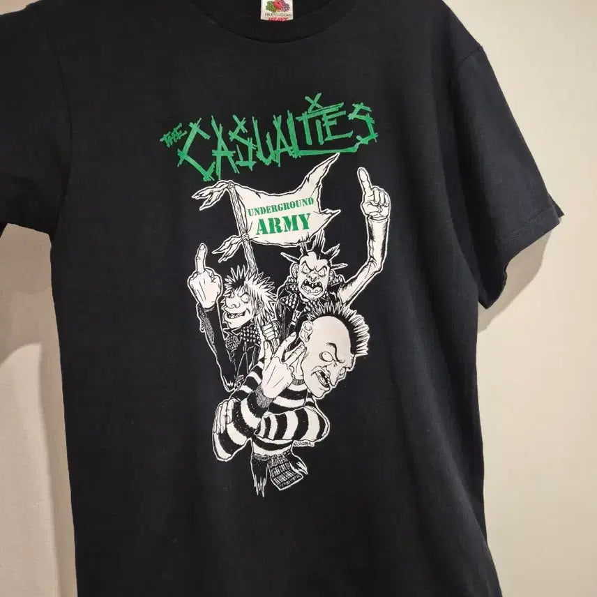 [BUNJANG] The Casualties 00s Vintage American Punk Band T-Shirt / The Casualties 더 캐주얼티스 00s미국 빈티지 펑크밴드티셔츠