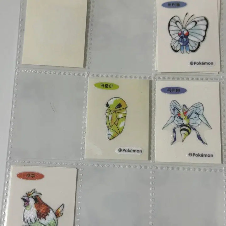 [BUNJANG] Pokemon 30th Anniversary Sticker Artwork - Bulbasaur, Butterfree, Beedrill, Rattata, Ekans / 포켓몬스터 30주년 띠부씰 아트워크 이상해씨 버터플 독침붕 꼬렛 아보