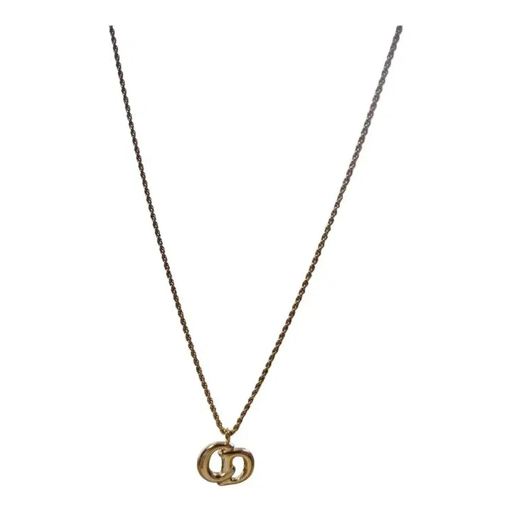[BUNJANG] Dior CD Gold Plated Necklace / ["정품]디올 CD 금장 목걸이