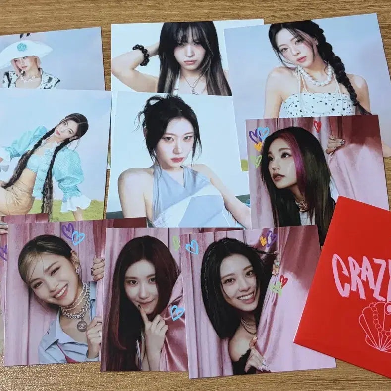 [BUNJANG] ITZY Motto Clicker Postcard Set / [양도] 있지(ITZY) Motto 클릭커 ver. 엽서 5종 일괄 + 크인럽