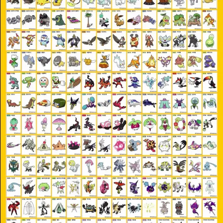 [BUNJANG] Pokemon 2025 New Season 4 Sticker Collection / 포켓몬 2025 New 시즌4 띠부씰 판매