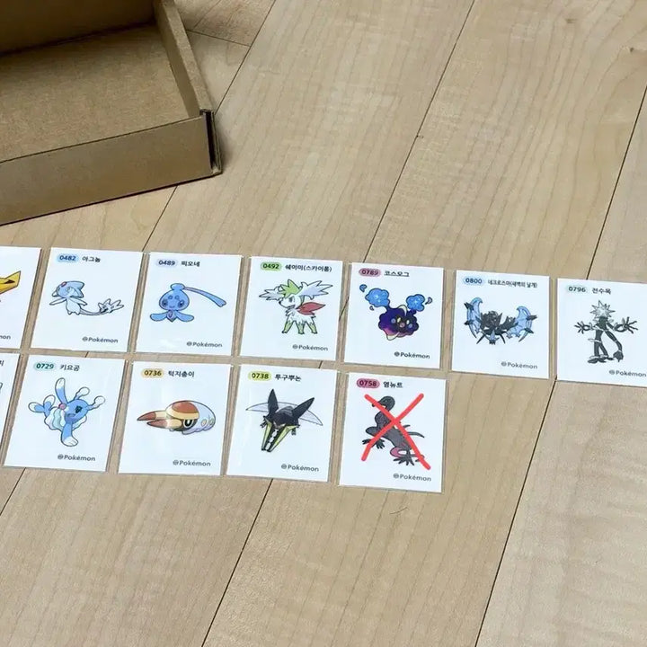 [BUNJANG] Pokemon 2025 New Season 4 Sticker Collection / 포켓몬 2025 New 시즌4 띠부씰 판매