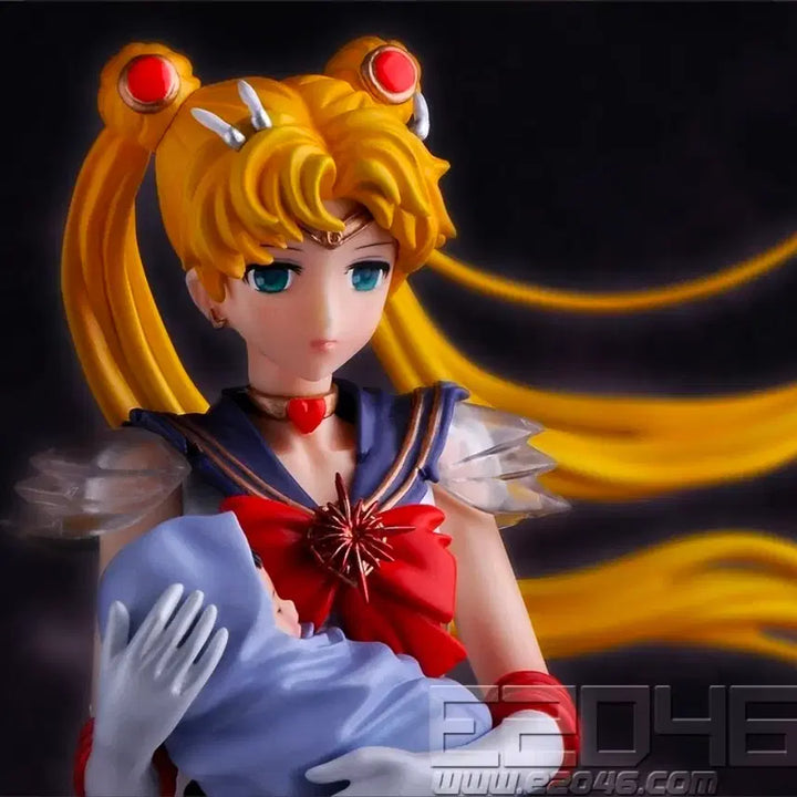[BUNJANG] e2046 Sailor Moon Figure with Hotaru Tomoe / e2046 세일러문 피규어