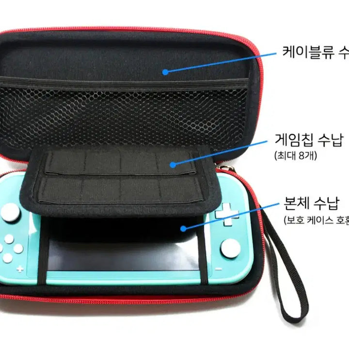 [BUNJANG] Nintendo Switch Lite Accessory Bundle (Pouch, Case Cover, Screen Protector, Sticker Skin) / 닌텐도 스위치 라이트 악세서리