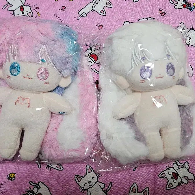 [BUNJANG] 10cm Unspecified Idol Plush Dolls 2-Set, New / 무속성 솜인형10cm 2개세트 새상품
