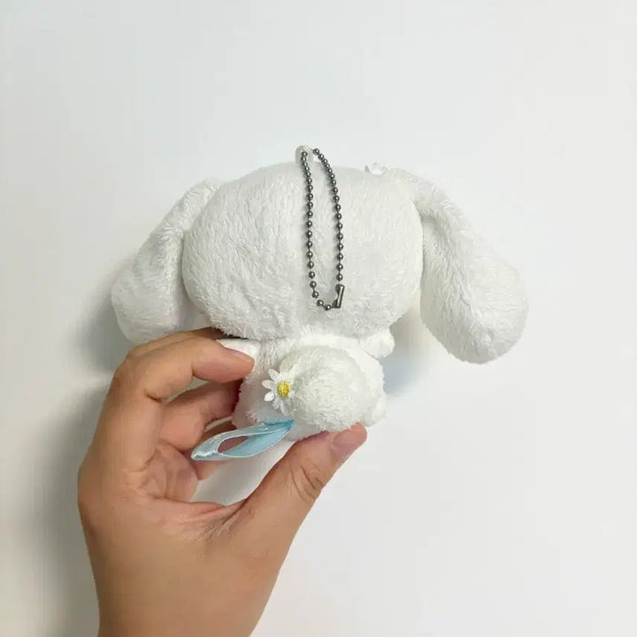 [BUNJANG] Sanrio Classic Cinnamoroll Doll Keychain / 산리오 고전 시나모롤 인형 키링