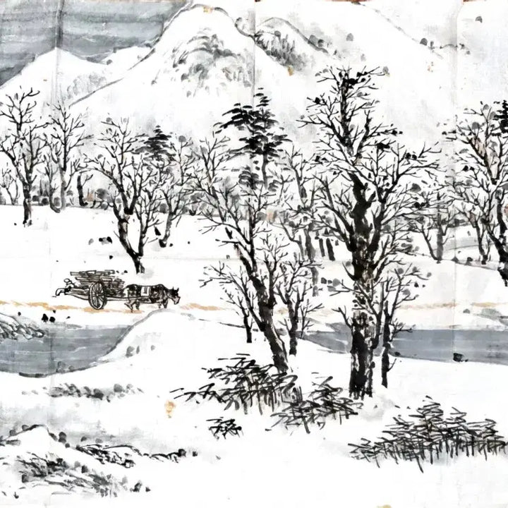 [BUNJANG] Cho Dae-jin Traditional Landscape Painting Bundle (Set of 3) / [3점 일괄] 청파 조대진 근현대 정통 산수화 (수촌춘효/추강만도/정초)
