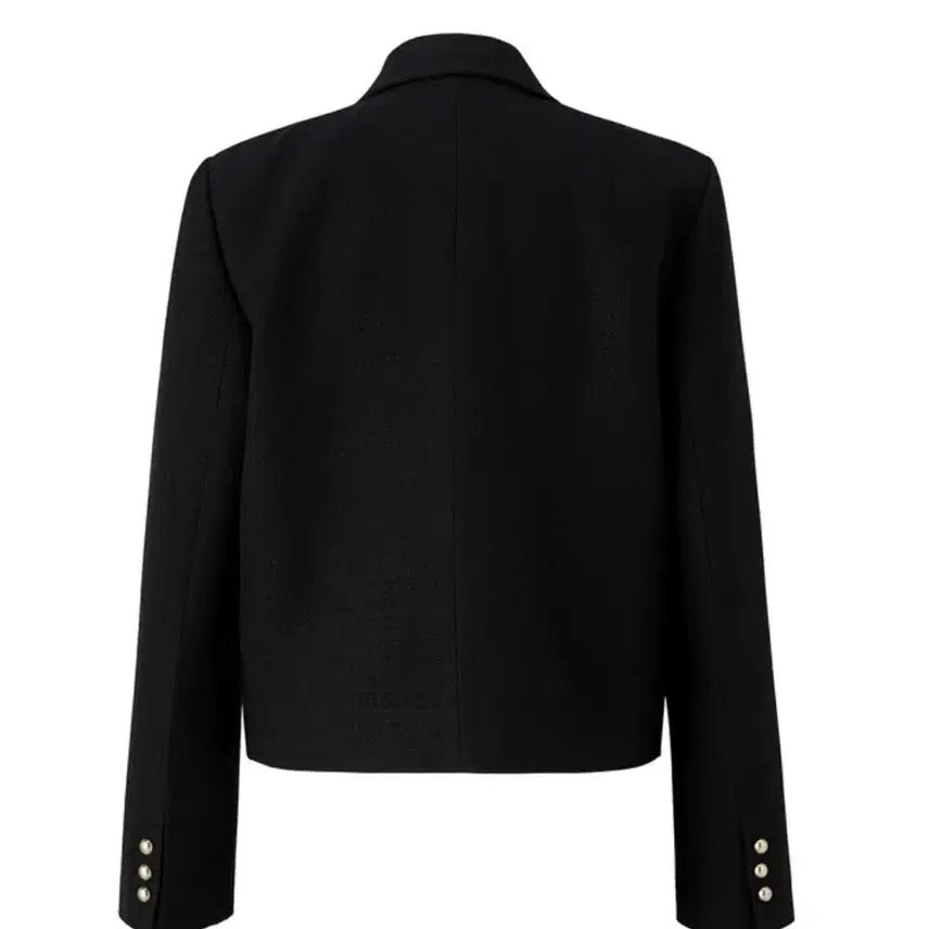[BUNJANG] BEAMUSE MANSION Gold Button Tweed Jacket - Black / 비뮤즈맨션 Gold button tweed jacket - Black