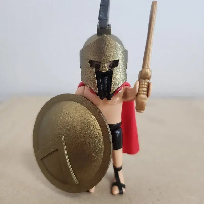 [BUNJANG] Playmobil Custom Spartan 300 Leonidas Figure (Opened) / 플레이모빌 커스텀 스파르타 300 레오니다스 개봉상품 피규어 판매