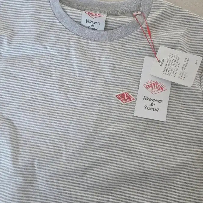 [BUNJANG] DANTON Striped Short Sleeve T-shirt / 단톤 스트라이프 반팔티