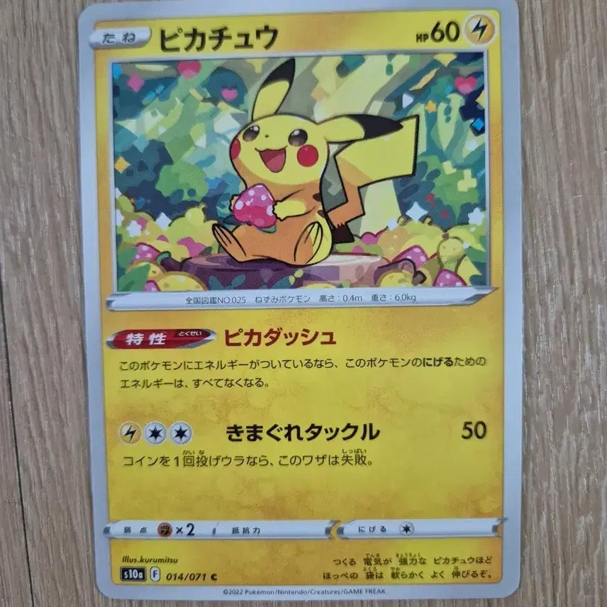 [BUNJANG] Pokémon Card Dark Fantasma Pikachu / 포켓몬카드 다크판타스마 피카츄