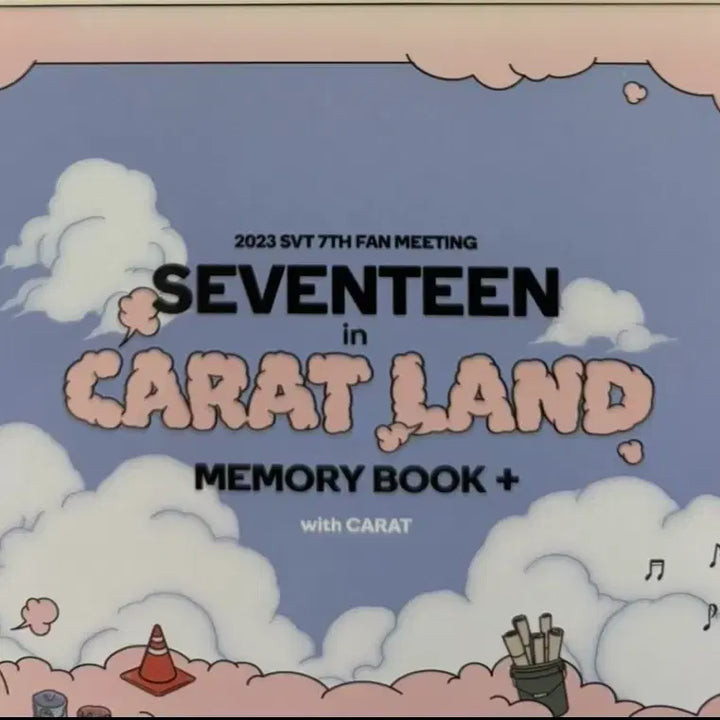 [BUNJANG] SEVENTEEN 2023 CARAT LAND Memory Book / 세븐틴 2023 캐럿랜드 메모리북