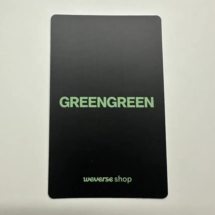 [BUNJANG] Weverse Shop Japan Jung Hoon Photocard / 그린그린 주훈 위버스샵 특전 팝니다