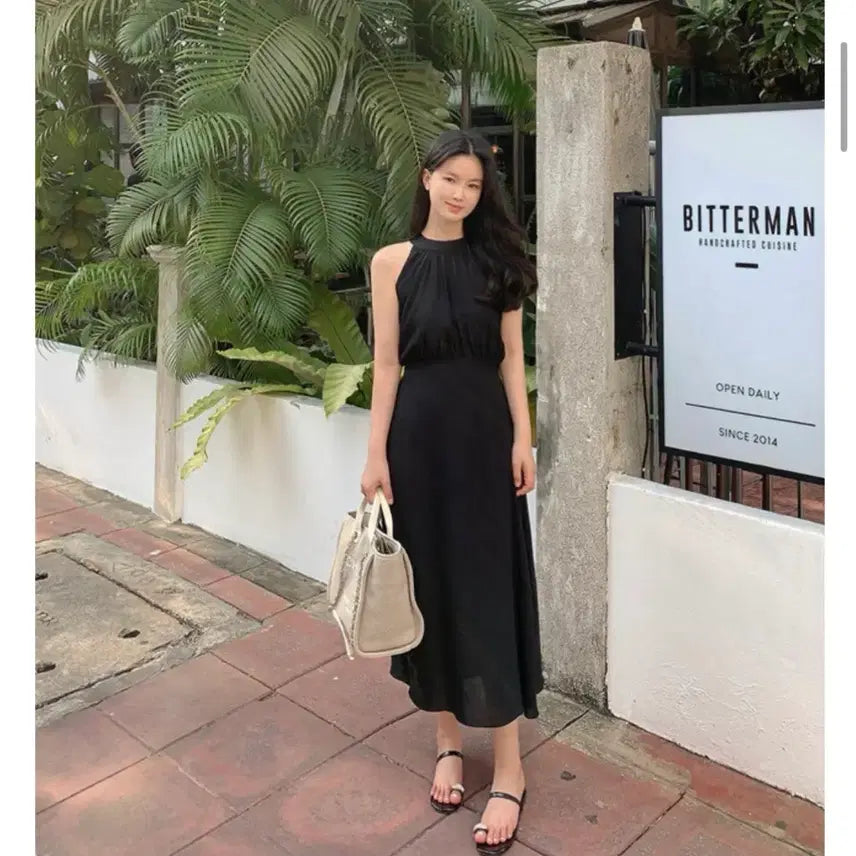 [BUNJANG] Benito Halterneck Dress / 베니토 홀터넥 원피스