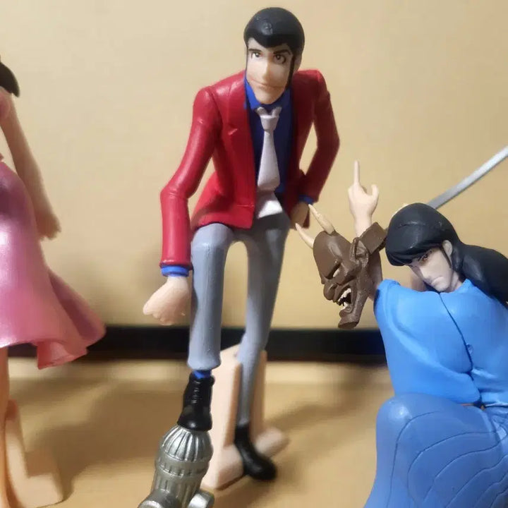 [BUNJANG] Lupin the Third Main Characters 5-Figure Full Set / 루팡 3세 주연 5인방 피규어 풀세트  (루팡/후지코/지겐/고에몬/제니가