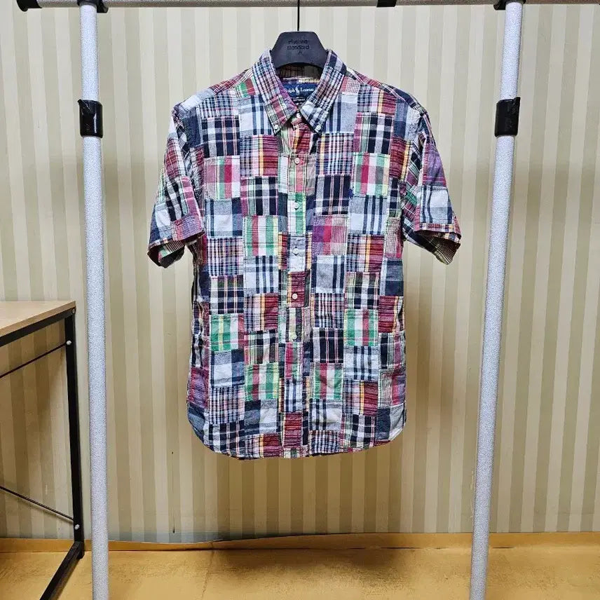 [BUNJANG] Polo Madras Shirt LL / 폴로 셔츠 마드라스 LL