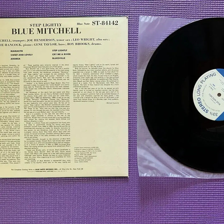 [BUNJANG] Blue Mitchell Step Lightly LP / [Jazz] 블루노트 Blue Mitchell LP