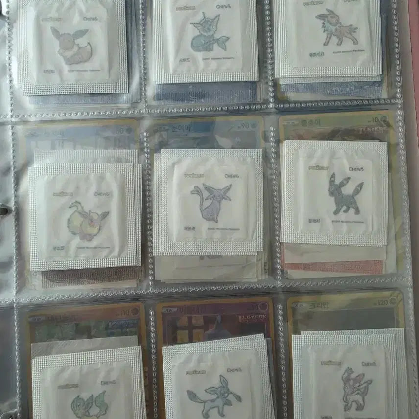 [BUNJANG] Pokemon Stickers Chu &amp; Real Sweet Potato Chu 40pc Bundle Set / 포켓몬 띠부씰 츄앤리얼 고구마츄 40종 일괄