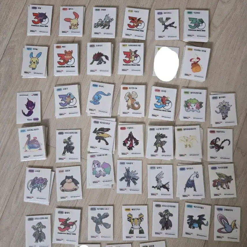 [BUNJANG] Pokemon Stickers / 포켓몬 띠부씰 판매