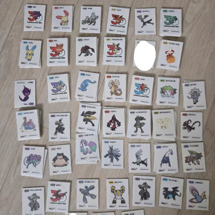 [BUNJANG] Pokemon Stickers / 포켓몬 띠부씰 판매