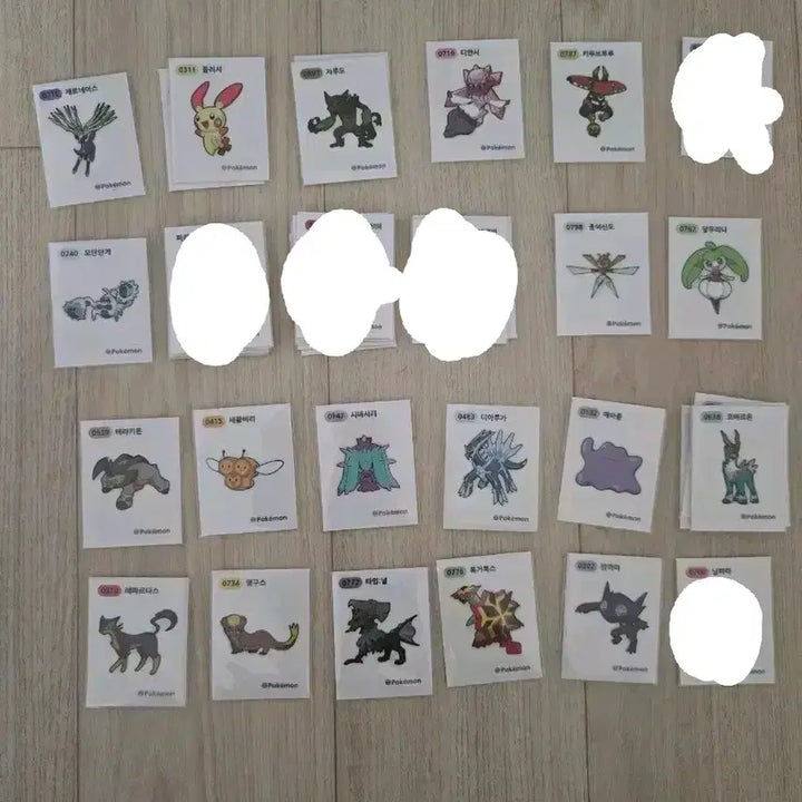 [BUNJANG] Pokemon Stickers / 포켓몬 띠부씰 판매