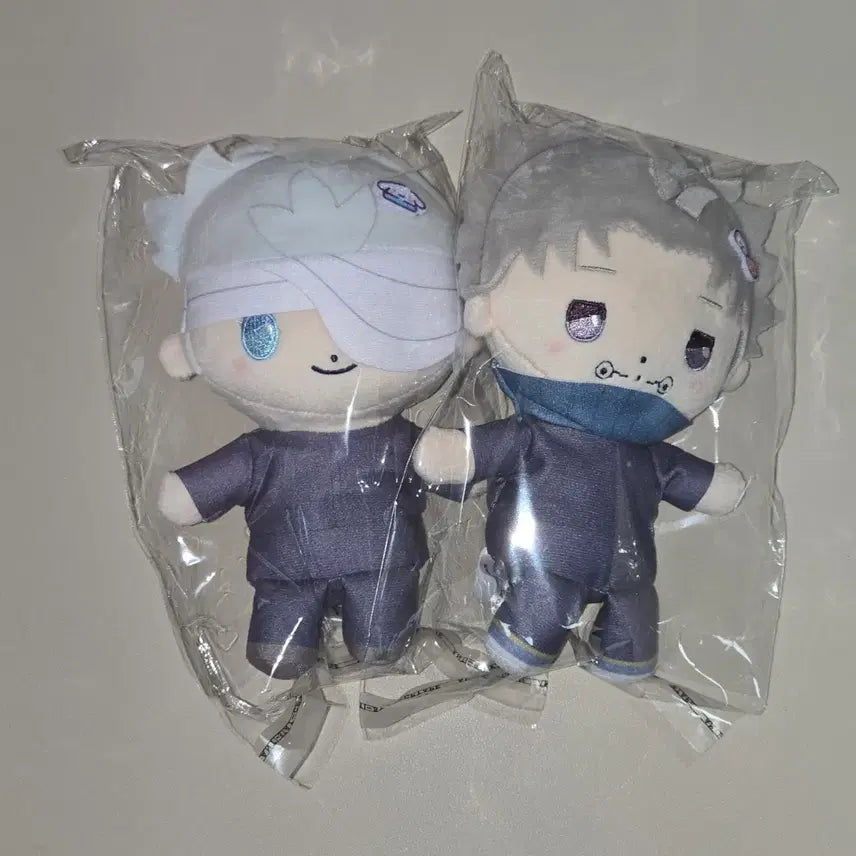 [BUNJANG] Jujutsu Kaisen Gojo &amp; Toge Sanrio Collaboration Plush Bundle Set / 주술회전 고죠, 토게 산리오 콜라보 누이 일괄