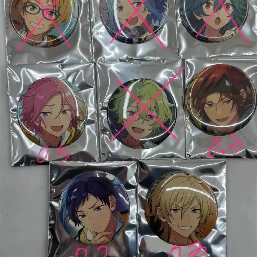 [BUNJANG] Ensemble Stars! - Kose - Kaku-ten Can Badge - Rinne, Kohaku, Makoto / 앙상블스타즈 앙스타 이베코레 각전 캔뱃지 양도 린네 코하쿠 마코토