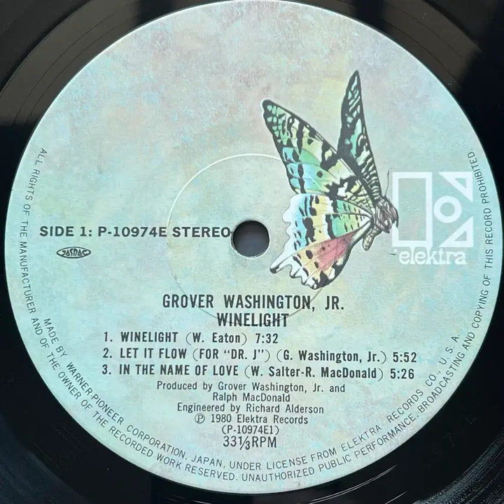 [BUNJANG] Grover Washington, Jr. Winelight LP (Japanese First Pressing) / LP : Grover Washington, Jr. - Winelight